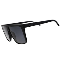 Óculos de Sol Polarizado Quadrado Grande com Armação Preto e Lente Preta - Fashion Week Dropout