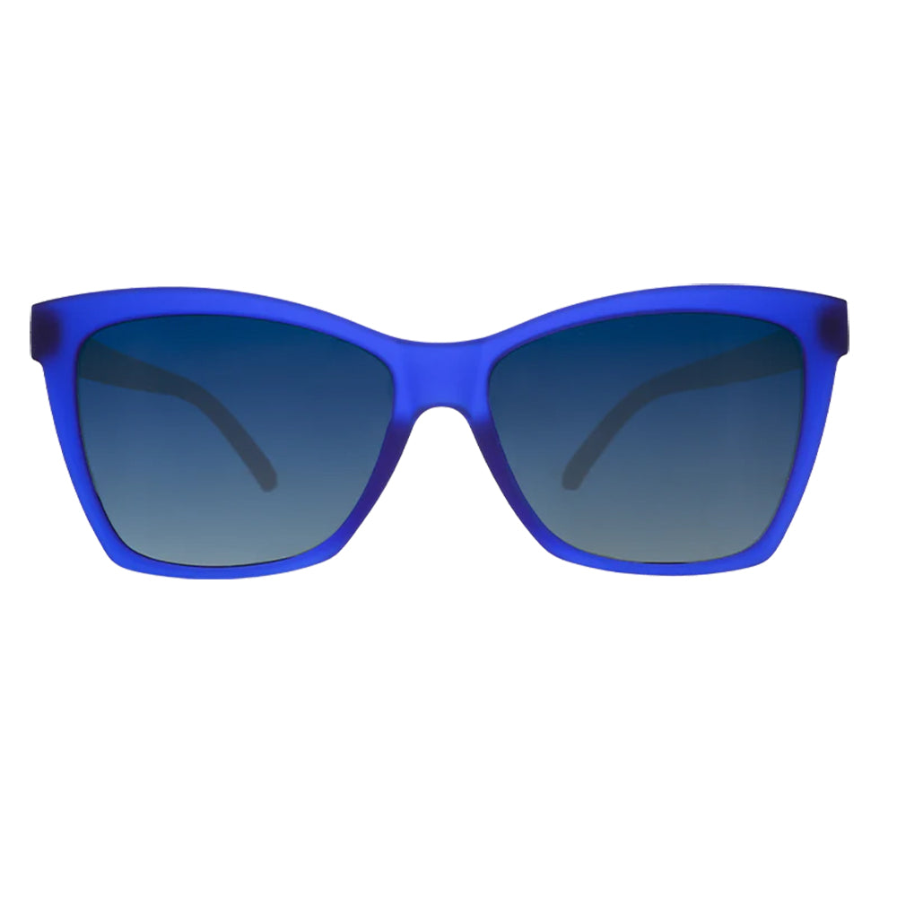 Óculos de Sol Quadrado Azul Polarizado com Proteção UV400 - Pop Art Prodigy