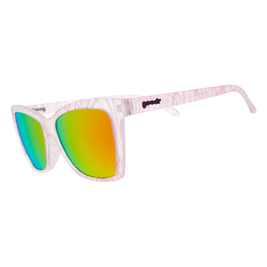 Óculos de Sol Transparente Lente Espelhada Polarizada com Proteção - UV400 Living In a Material Swirl