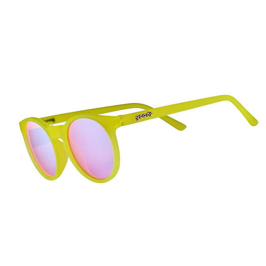 Óculos de Sol Redondo Amarelo Polarizado com Proteção UV400 - Fade-er-ade Shades