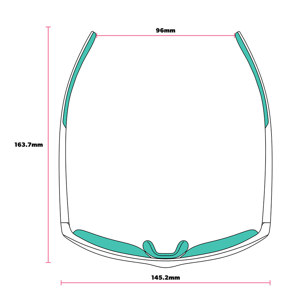 Óculos de Sol Polarizado Quadrado com Armação Verde e Lente em Marrom - Lawn Mower Drag Race