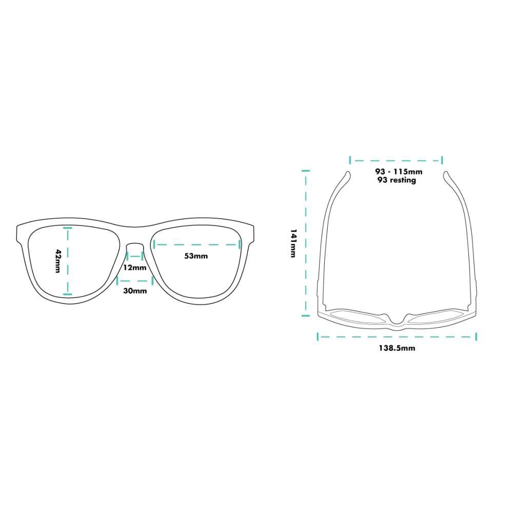 Óculos de Sol Polarizado Quadrado com Armação Tartaruga e Lente Marrom - Bosley’s Basset Hound Dreams