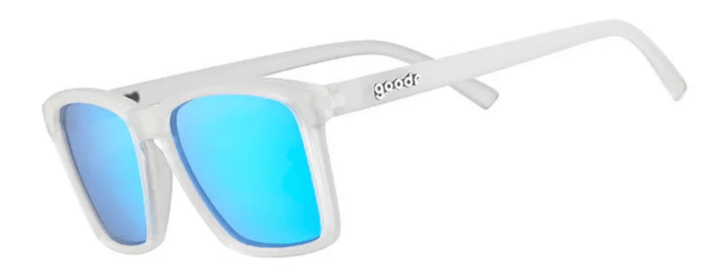 Óculos de Sol Polarizado Branco com Lente Azul Espelhada - Middle Seat Advantage