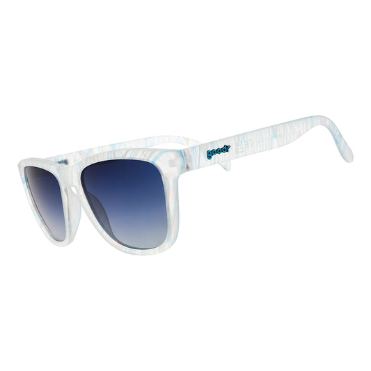 Óculos de Sol Polarizado Transparente com Azul Proteção UV400 - Marbleous Blue Yonder