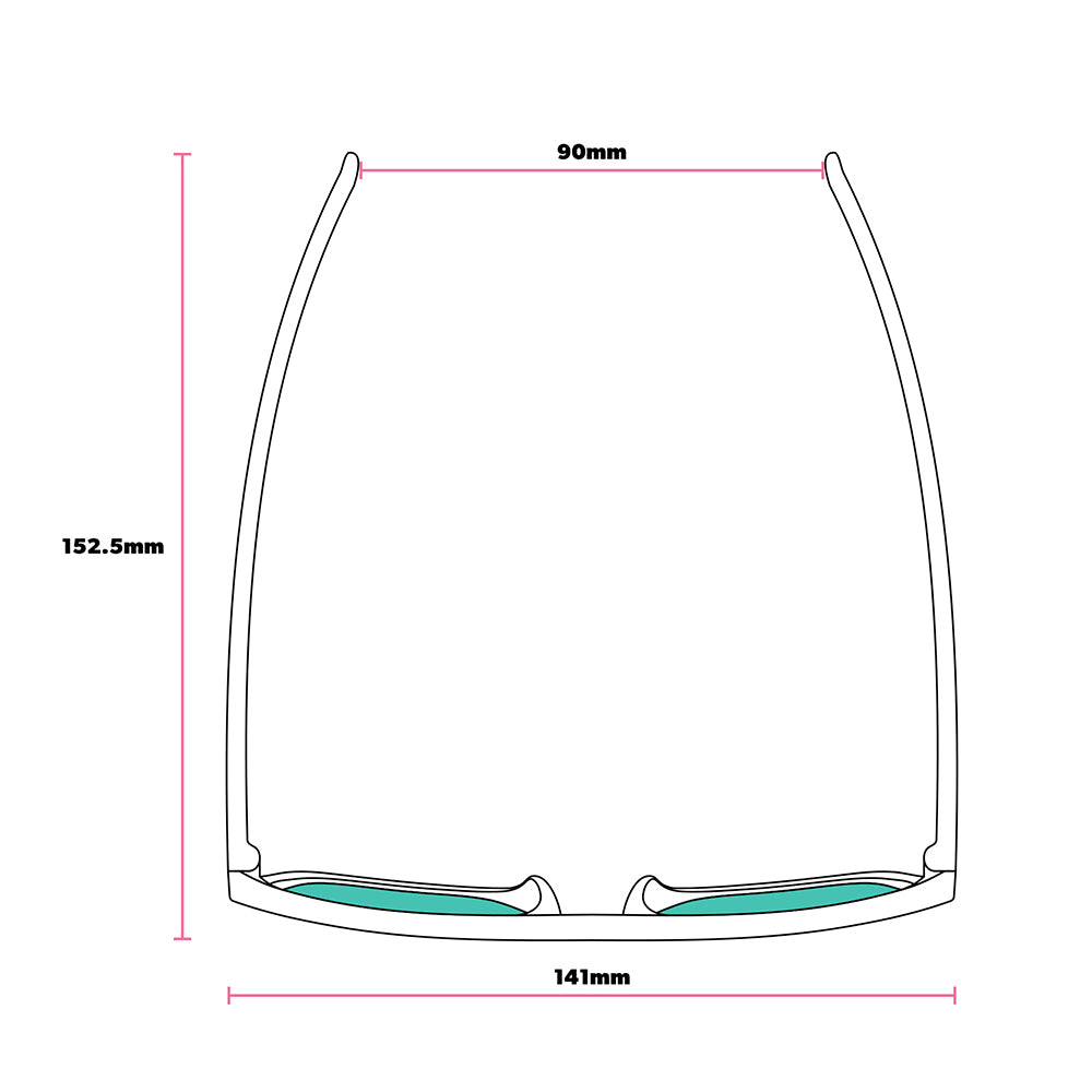 Óculos de Sol Polarizado Aviador com Lente Azul Armação Preta - Undercover Stunt Double