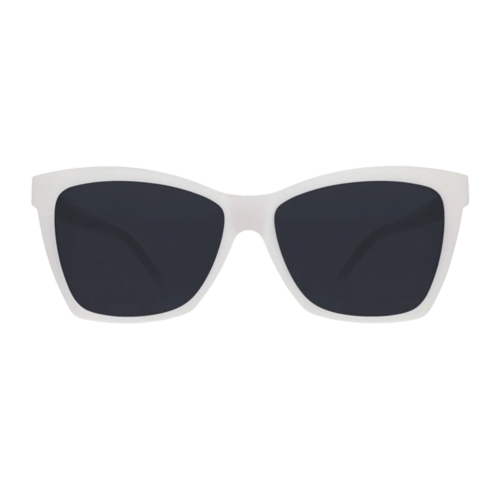 Óculos de Sol Quadrado Branco Polarizado com Proteção UV400 - The Mod One Out