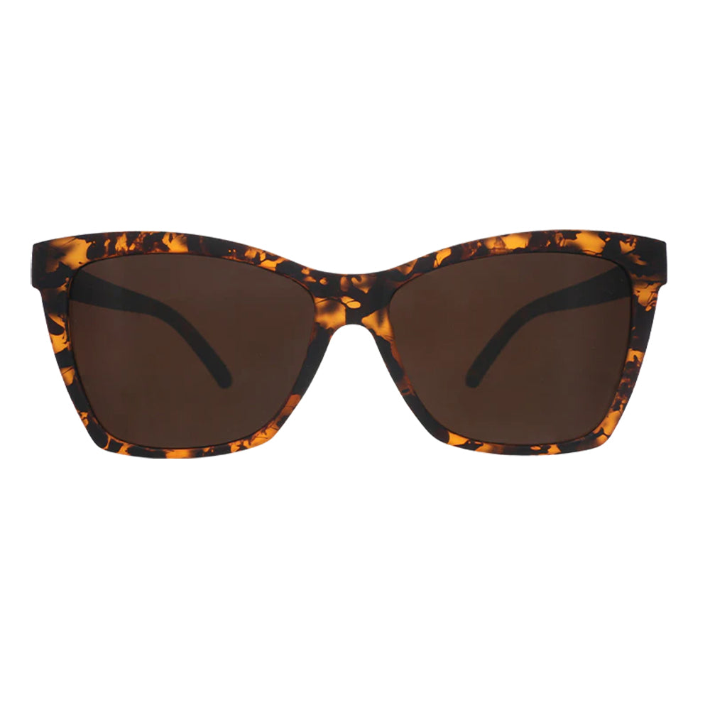 Óculos de Sol Quadrado Marrom Polarizado com Proteção UV400 - Vanguard Visionary