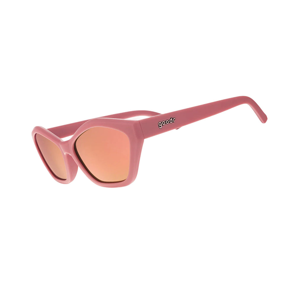 Óculos De Sol Gatinho Rosa com Lente Rosa Espelhada Goodr - Bubblegum Socialite