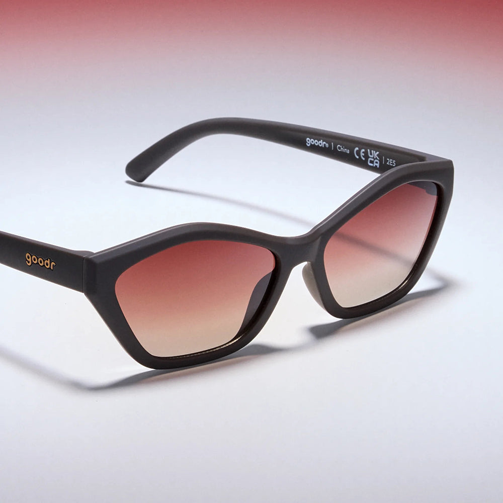 Óculos De Sol Gatinho Marrom Com Lente Marrom Goodr - Walnut Wonderland