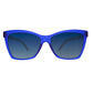 Óculos de Sol Quadrado Azul Polarizado com Proteção UV400 - Pop Art Prodigy