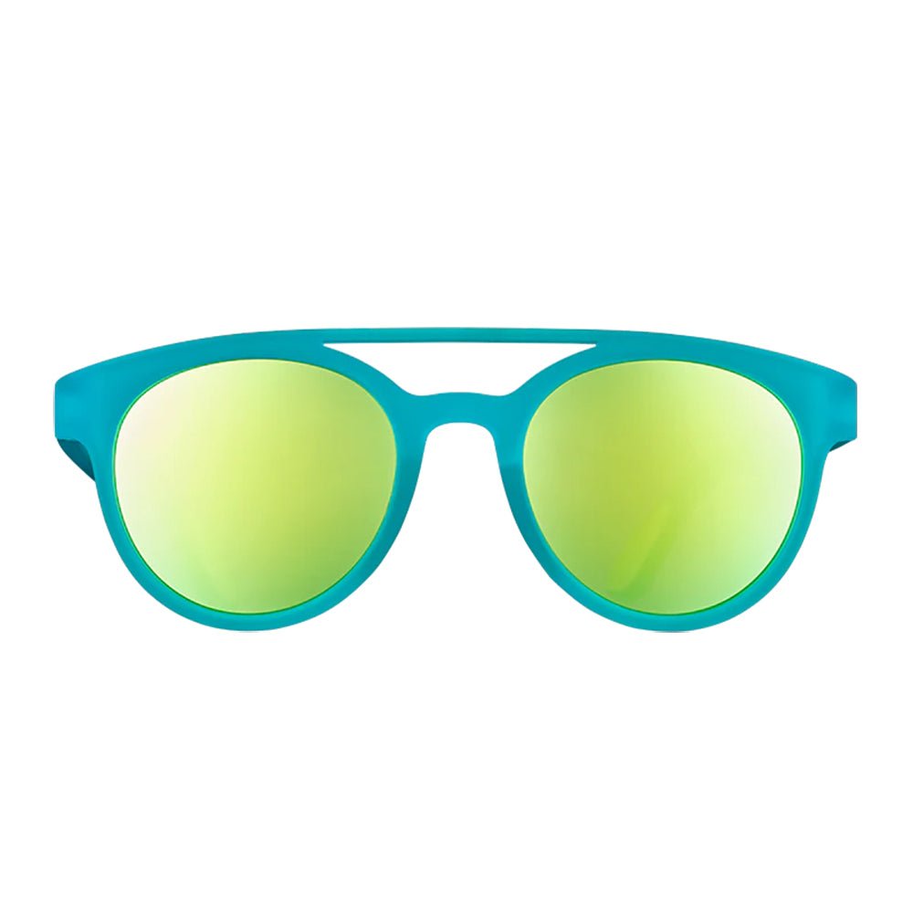 Óculos de Sol Redondo Azul com Lente Espelhada Polarizada Proteção UV400 - Dr. Ray, Sting