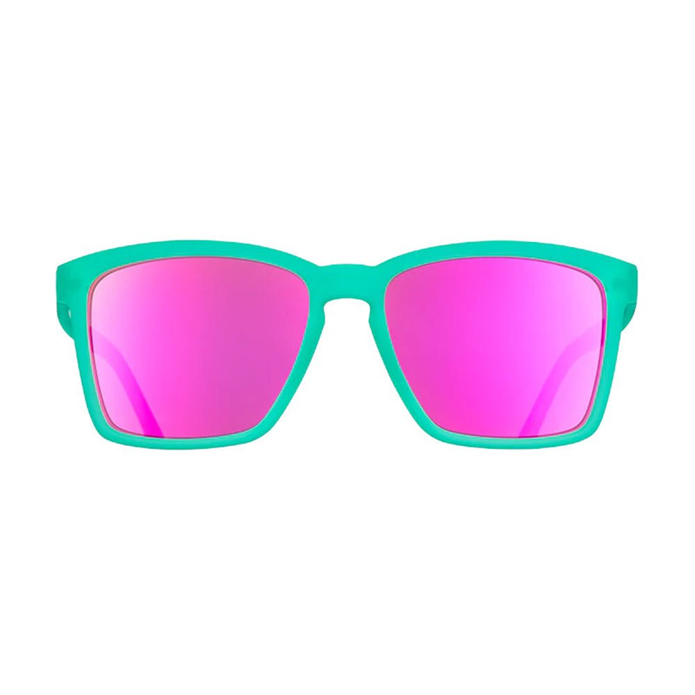 Óculos de Sol Verde com Lente Rosa Espelhada Proteção UV400 - Short With Benefits