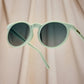 Óculos de Sol Polarizado Redondo Verde com Proteção UV400 - Incognito Plant Parent
