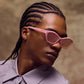 Óculos De Sol Gatinho Rosa com Lente Rosa Espelhada Goodr - Bubblegum Socialite