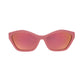 Óculos De Sol Gatinho Rosa com Lente Rosa Espelhada Goodr - Bubblegum Socialite