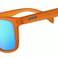 Óculos de Sol Polarizado Quadrado com Armação Laranja e Lente Azul Espelhada - Donkey Goggles