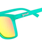 Óculos de Sol Verde com Lente Rosa Espelhada Proteção UV400 - Short With Benefits