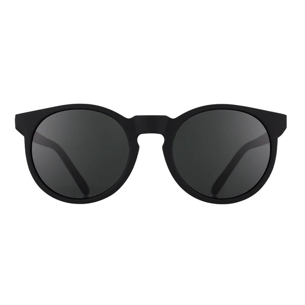 Óculos de Sol Redondo Preto Polarizado com Proteção UV400 - It's Not Black, It's Obsidian