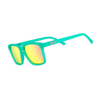 Óculos de Sol Verde com Lente Rosa Espelhada Proteção UV400 - Short With Benefits