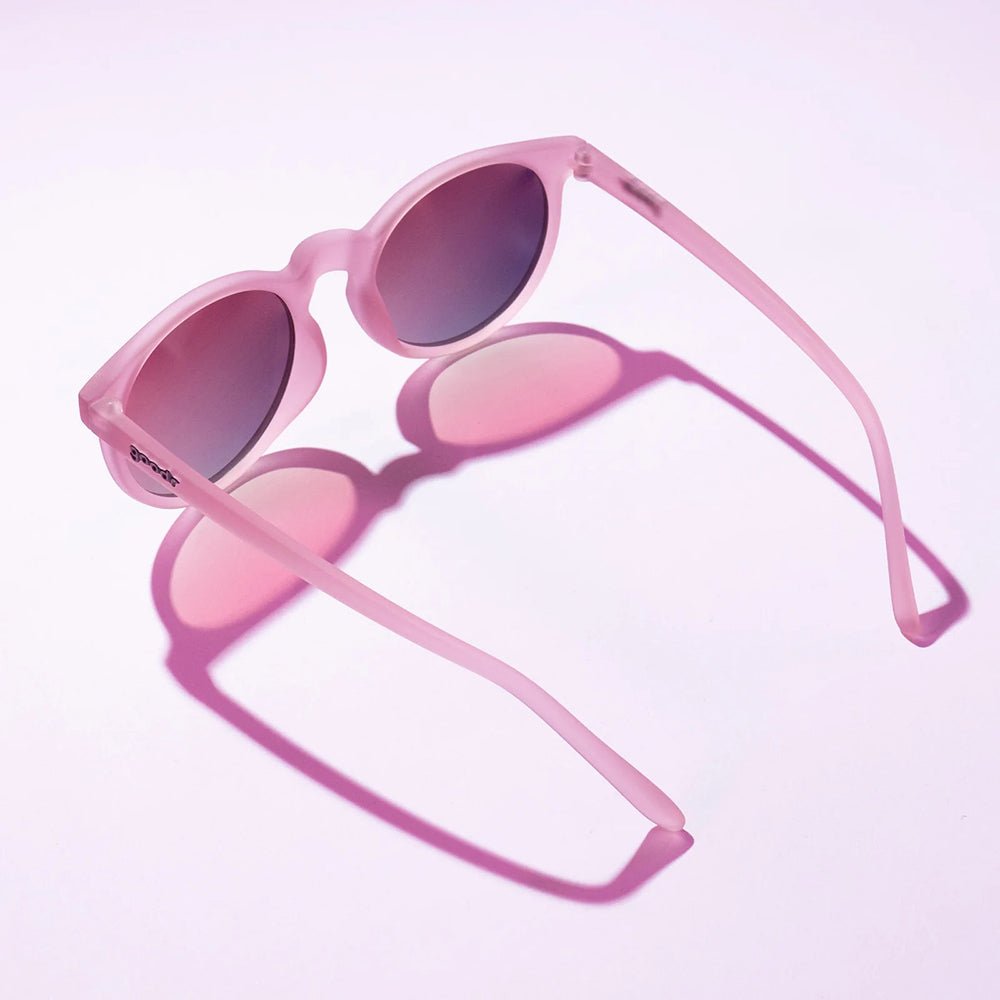 Óculos de Sol Polarizado Lilás Translúcido Lente com Proteção UV400 Mauve Mood Board