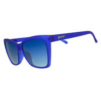 Óculos de Sol Quadrado Azul Polarizado com Proteção UV400 - Pop Art Prodigy