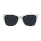Óculos de Sol Quadrado Branco Polarizado com Proteção UV400 - The Mod One Out