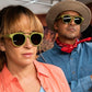 Óculos de Sol Redondo Verde com Lentes Polarizadas Proteção UV400 - Fossil Finding Focals